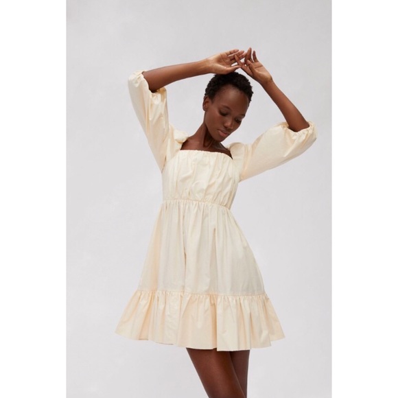 ANTHROPOLOGIE MARIA TUNIC DRESS IN IVORY - Picture 2 of 10